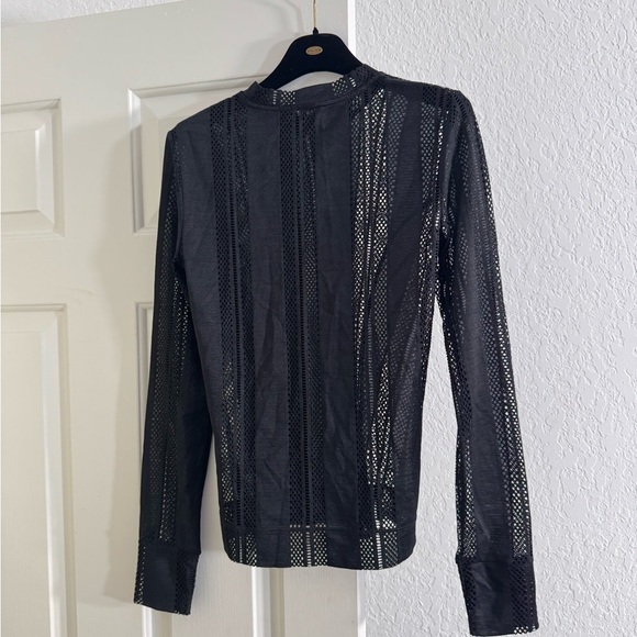 GANNI Mesh Mock Turtleneck - Picture 4 of 7